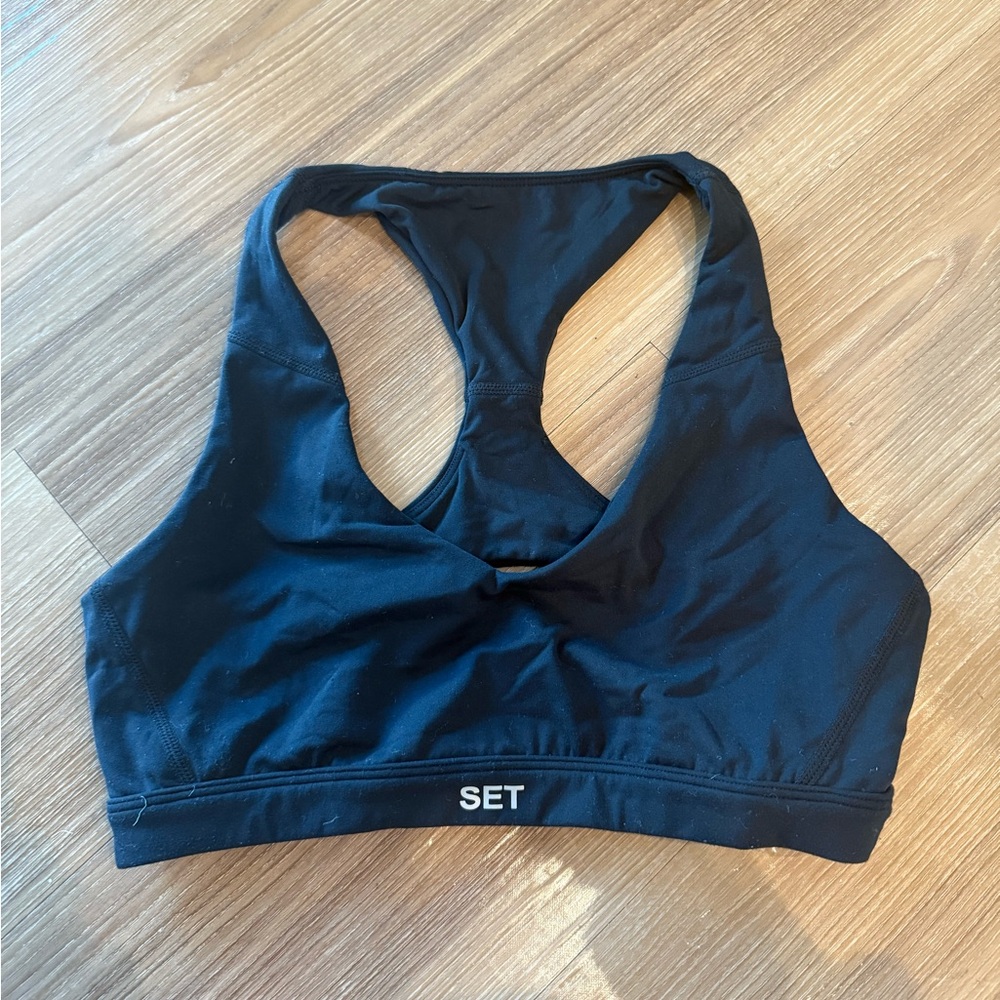 SET Active Black Sports Bra